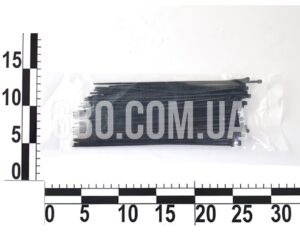 Стяжка пластиковая 200х3,0мм черная (100 шт.) уп.