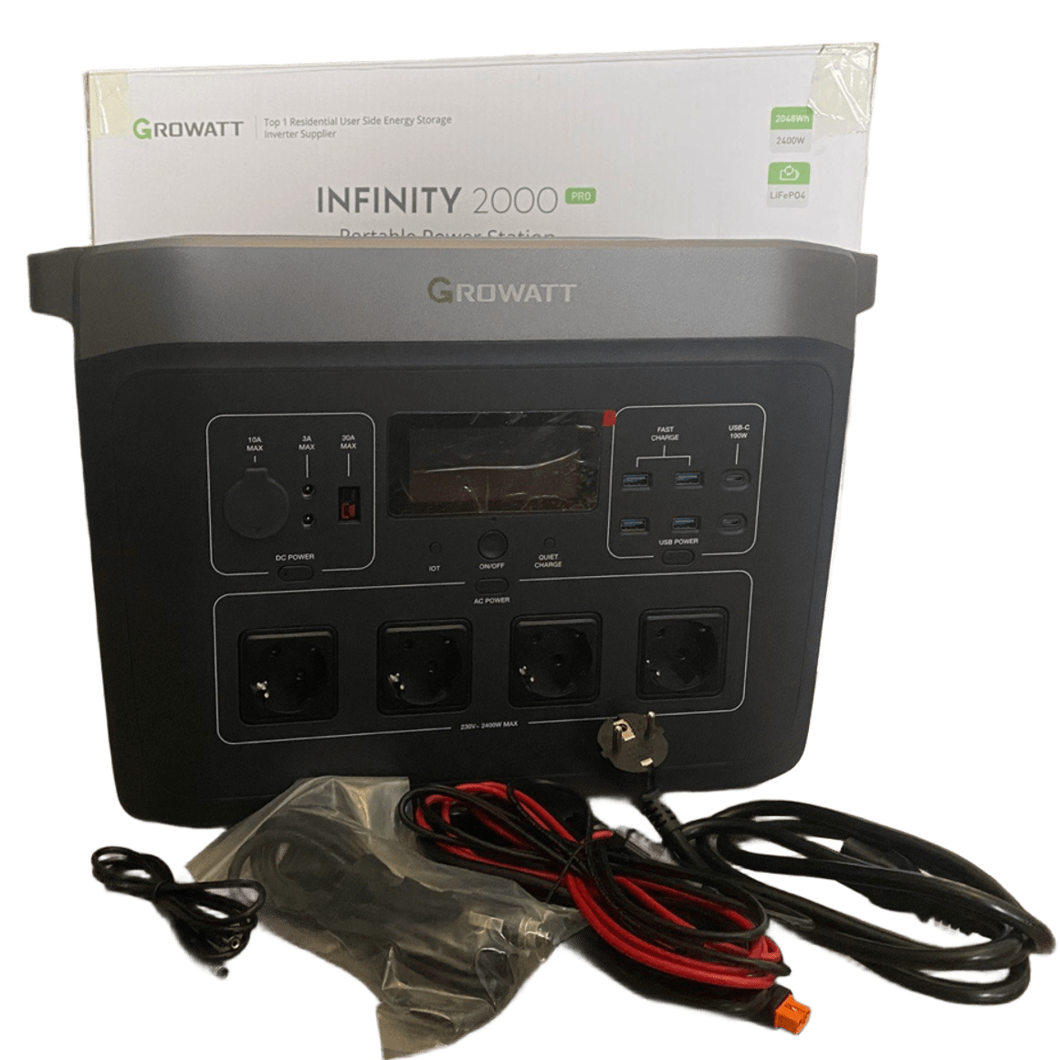 Зарядна станція Growatt Infinity 2000 Pro 2400W 2048Wh (PPSL00.0002000) 31729
