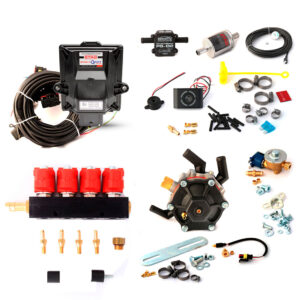 Міні-комплект STAG-4 Qnext plus OBD з редуктором AC STAG R02 до 136 кс